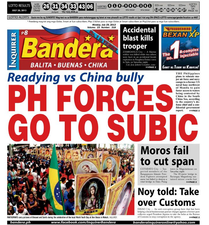 Inquirer Bandera Mindanao Edition | Bandera