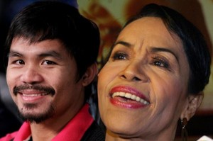 Pacquiao at Mommy Dionisia