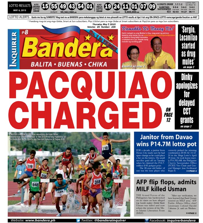 Inquirer Bandera Mindanao Edition | Bandera