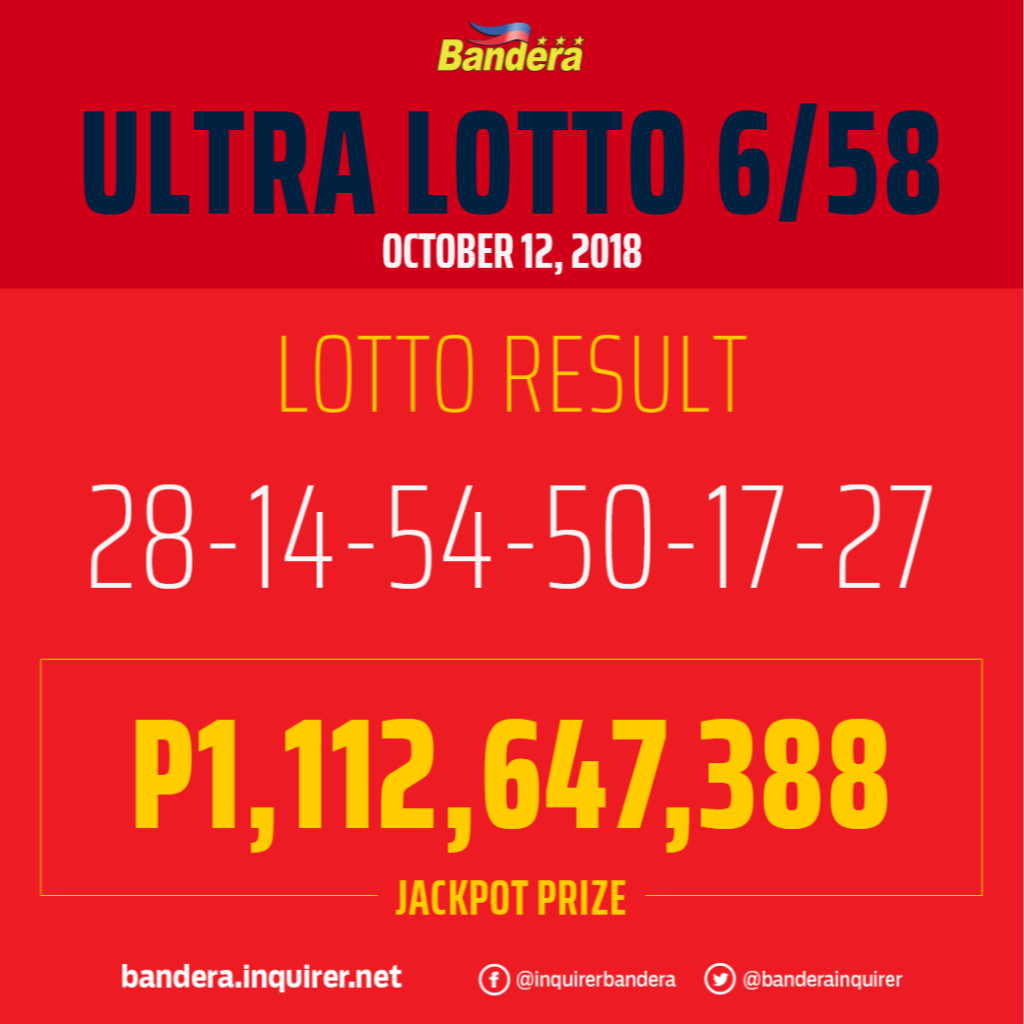ultra lotto oct 12 2018