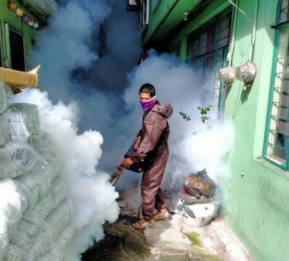 fumigation fight covid-19 caloocan city