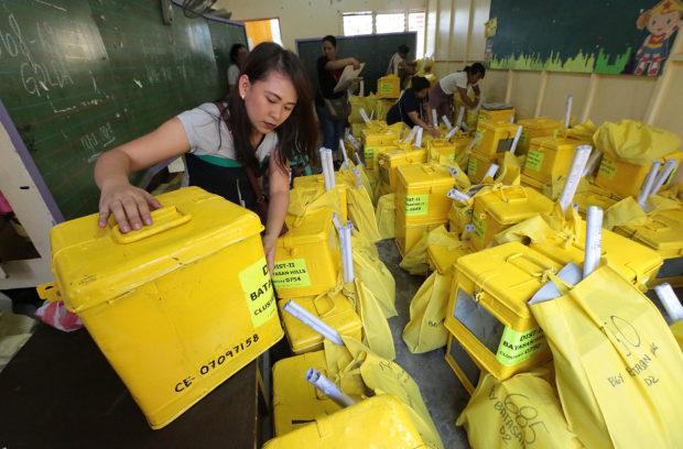 ballot boxes comelec election
