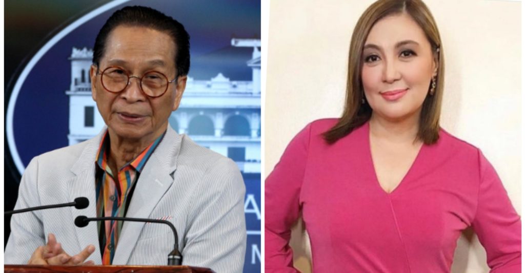 Salvador Panelo at Sharon Cuneta