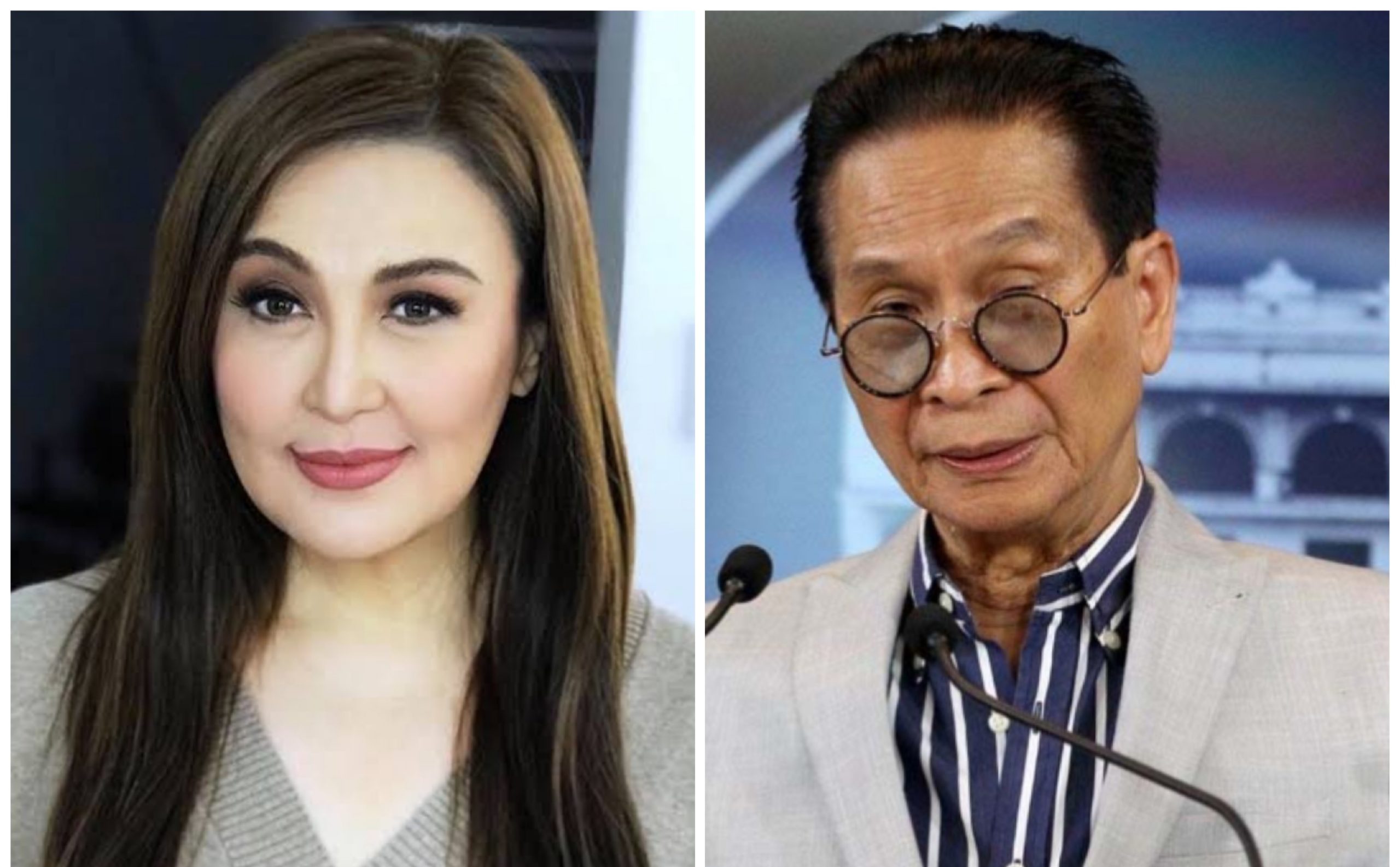 Sharon Cuneta at Salvador Panelo