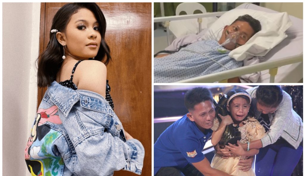 Naiyak si Lyca Gairanod nang makita ang amang nakaratay sa ospital