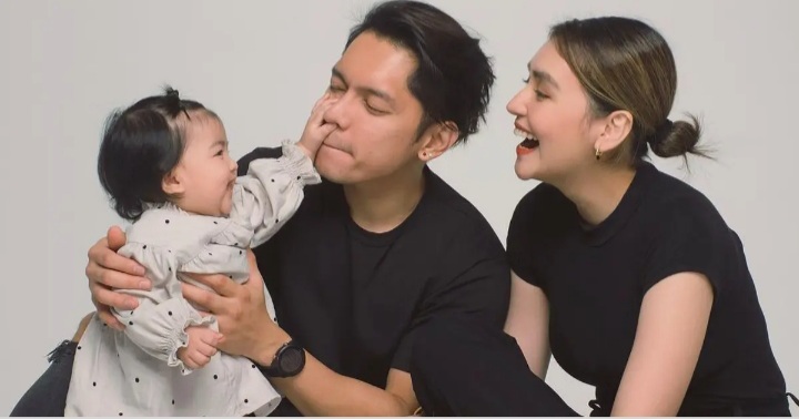 Carlo Aquino, Trina Candaza at Baby Mithi