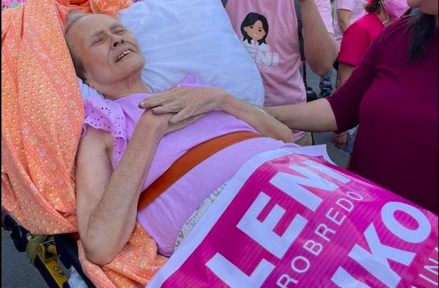 Lola na may malalang kondisyon na nakiisa sa miting de avance ni VP Leni pumanaw na