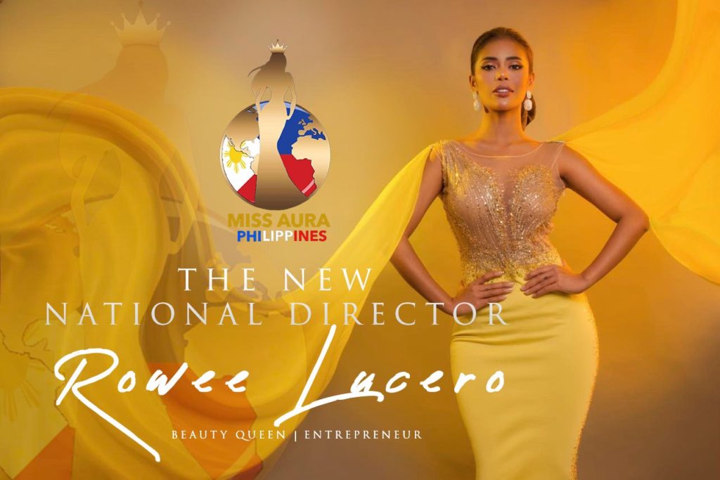 Si Rowee Lucero ang bagong Miss Aura Philippines national director./MISS AURA PH FACEBOOK PHOTO