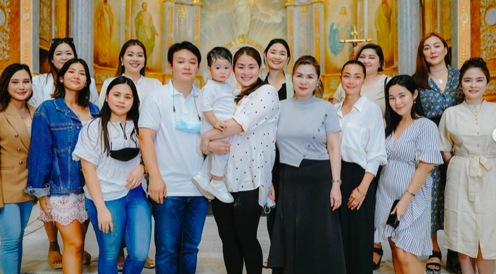 Jodi Sta. Maria present sa binyag ng anak ni Iwa Moto at Pampi Lacson