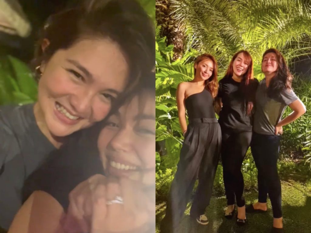 Julia Montes nakipag-bonding kina Kathryn at Dimples, may suot nga bang engagement ring?