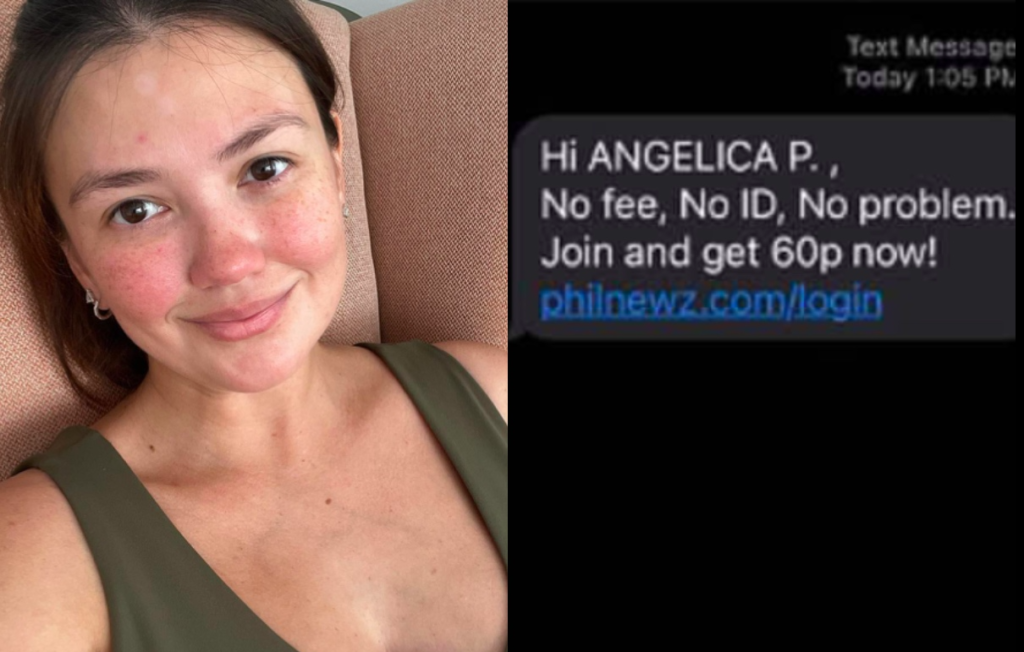 Angelica Panganiban naalarma na sa natatanggap na spam text: First name basis na 'yung scammer!