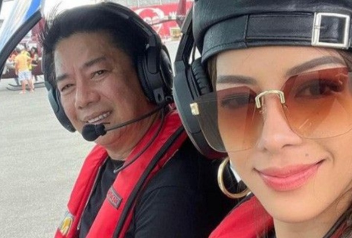 Willie Revillame at Herlene Budol magkasamang nag-heliicopter patungong Palawan