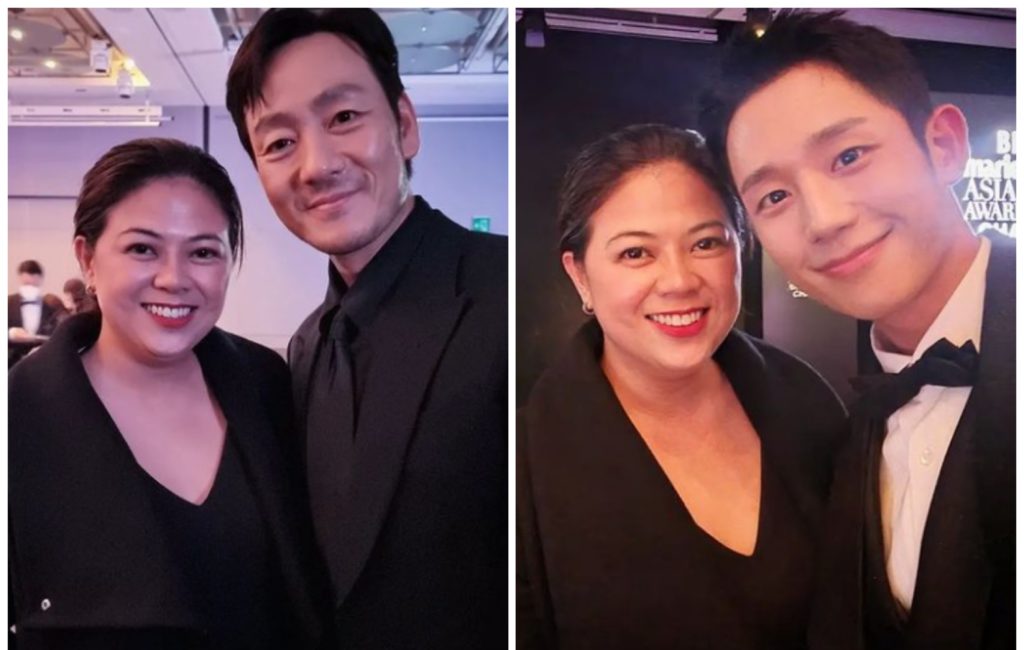 Liza Di&ntilde;o nakapagpa-picture sa 2 sikat na Korean actor sa Busan, celebrity friends nainggit: 'OMG! Sorry na!'