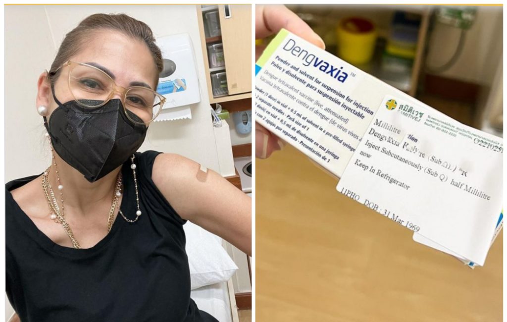 Maritoni Fernandez ibinandera ang pagpapaturok ng Dengvaxia sa Thailand matapos makaranas ng 'hemorrhagic dengue'