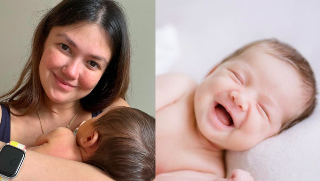Angelica Panganiban may pa-face reveal ni Baby Bean: 'Hello world!'