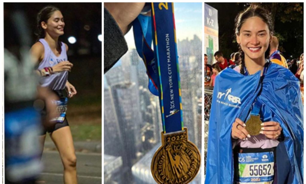 Pia Wurtzbach napaiyak nang makaabot sa finish line ng New York City marathon: 'The best run of my life'
