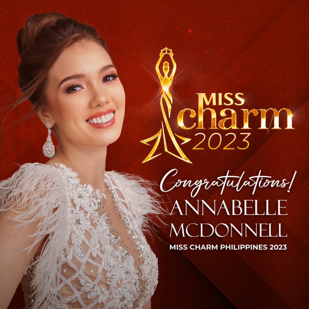 Si Miss Universe Philippines first runner-up Annabelle McDonnell na ang bagong Miss Charm Philippines