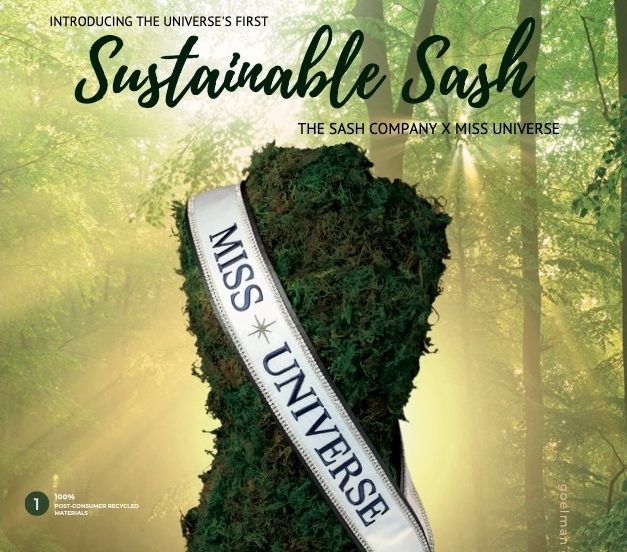 Miss Universe Organization ibinandera ang first-ever ‘sustainable’ sashes: We hope to make a greener future for all