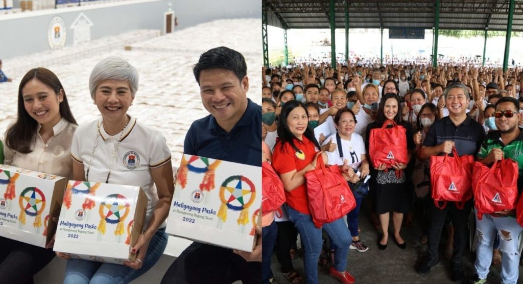 #NamamaskoPo: QC, Manila, Makati namigay na rin ng Christmas food packs