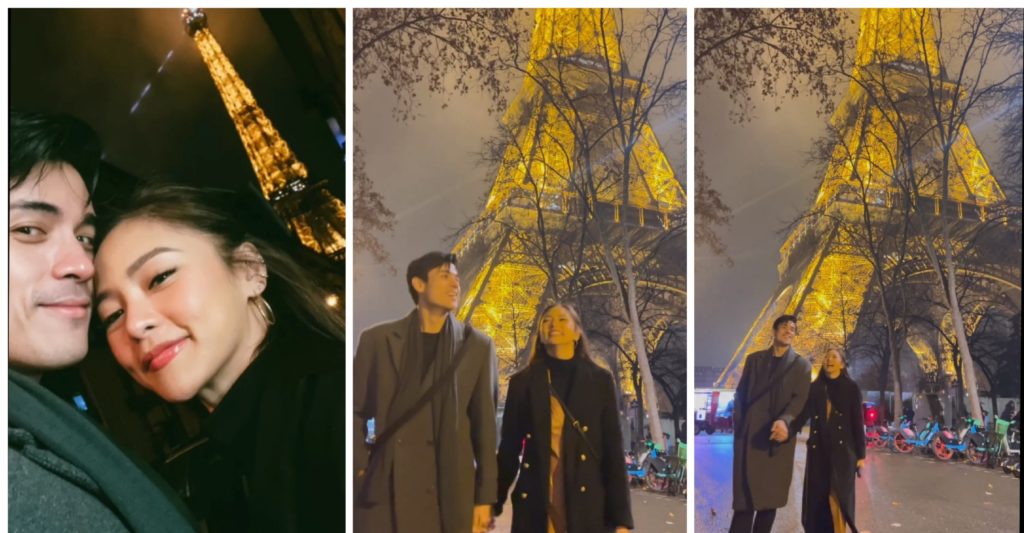 Kim Chiu, Xian Lim 'lovers in Paris' ang emote sa France, sweet na sweet sa Eiffel Tower
