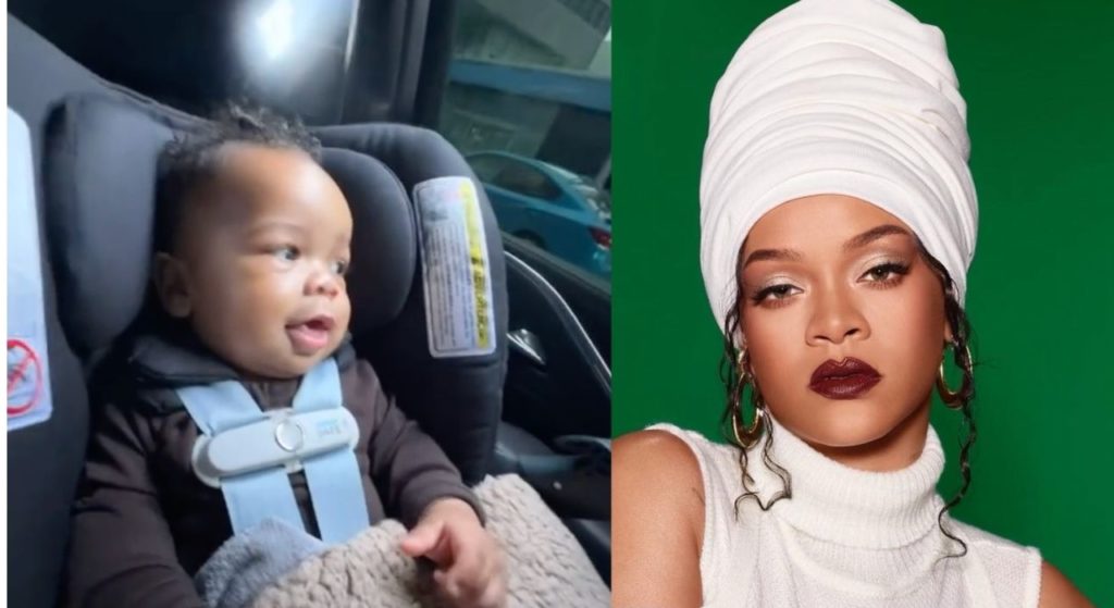 Rihanna may pa-face reveal sa baby, pinusuan ng milyun-milyong netizens