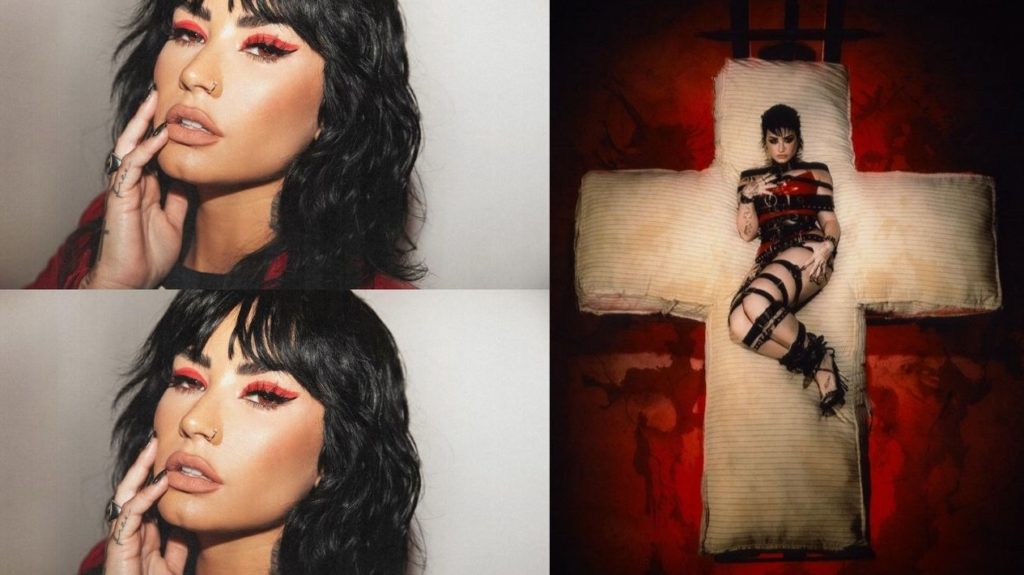 Album posters ni Demi Lovato ‘offensive’ umano sa mga Kristiyano, pina-’ban’ sa UK