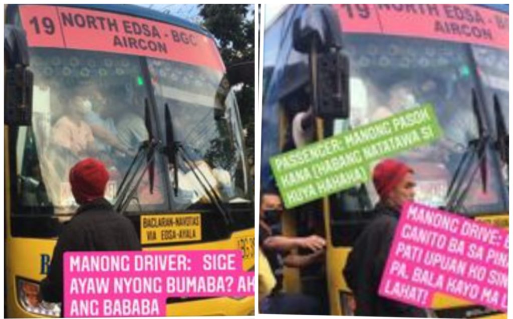 Bus driver nagtampo sa mga makukulit na pasahero: 'Sige ako na lang ang bababa, kayo na magpatakbo n'yan!