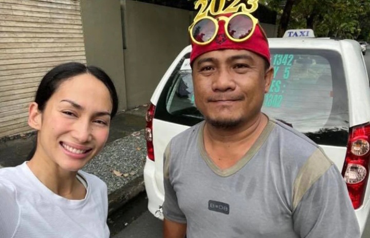 Ina Raymundo may pa-shoutout sa tapat na taxi driver: 'Pinaganda mo ang pagpasok ng 2023 namin!'