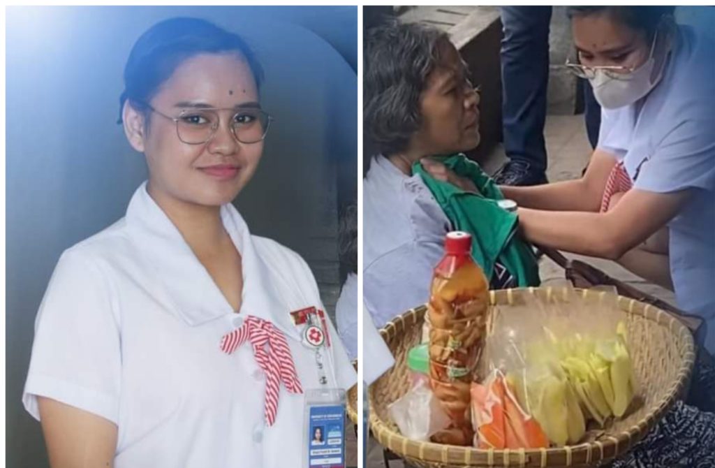 2 Nursing students na tumulong sa sinaksak na fruit vendor ng live-in partner pinarangalan, binigyan ng scholarship