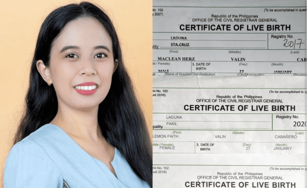 Pamn Faye Hazel Cabañero mula sa Laguna pare-pareho ang birthday ng mga anak, netizens namangha: 'Tipid sa handaan!'