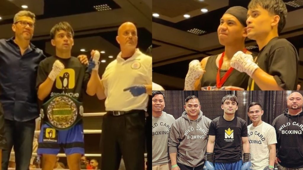 Jimuel Pacquiao wagi sa 7th amateur boxing fight, Manny at Jinkee super proud: ‘Congrats and we miss you, anak!’