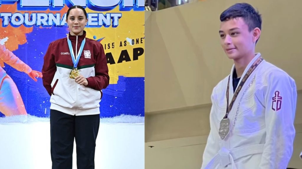 Juliana Gomez gold medalist sa UAAP women’s fencing tournament; Kiel Sotto second placer sa jiu-jitsu