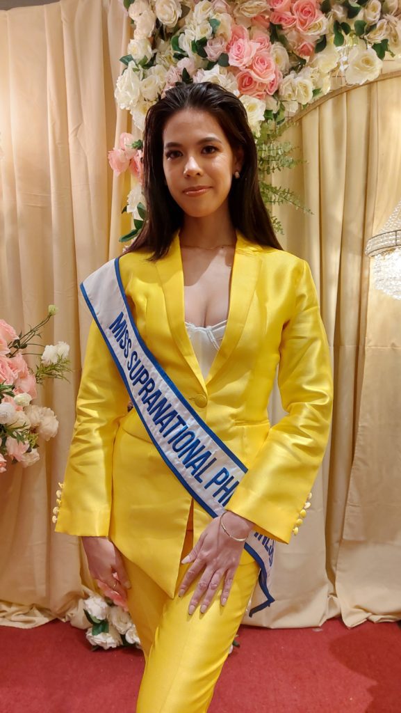 Reigning Miss Supranational Philippines Alison Black