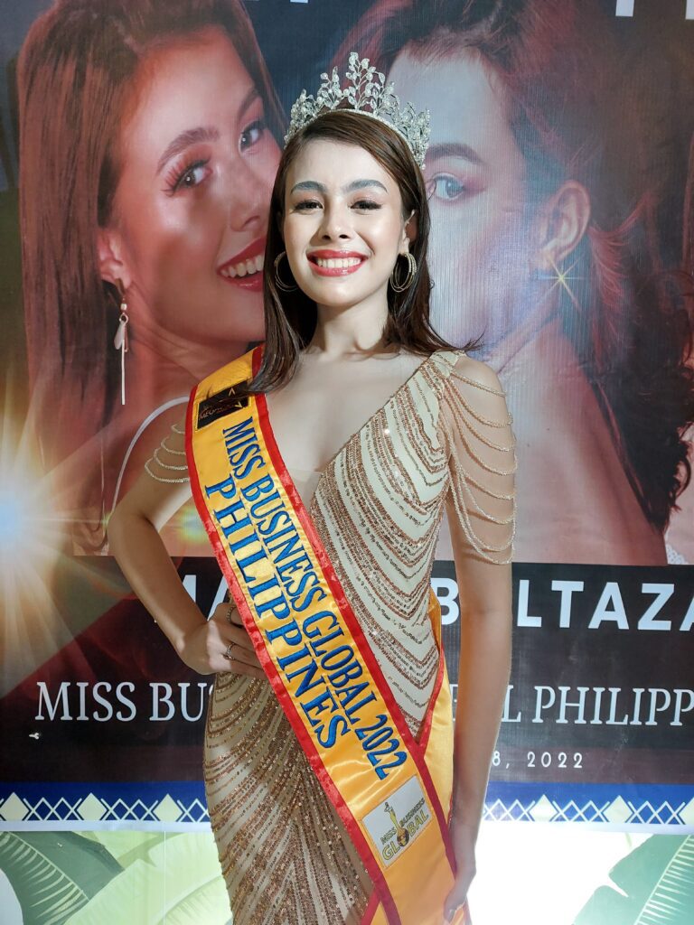 Miss Business Global second runner-up Mariel Baltazar