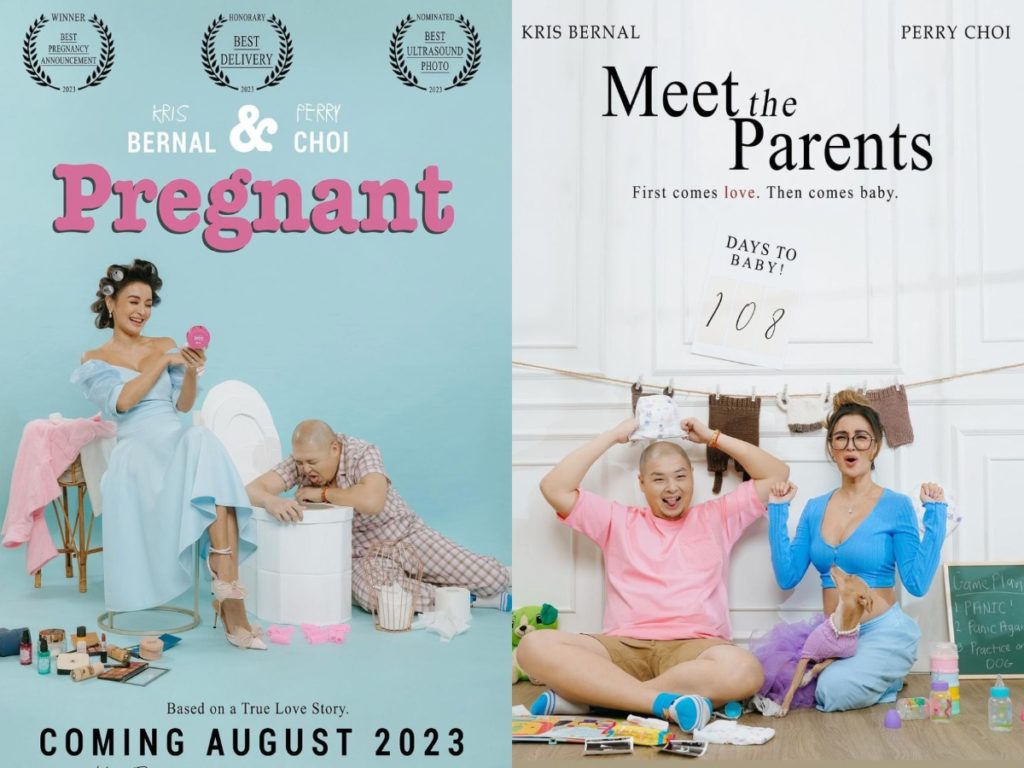 Kris Bernal idinaan sa cute posters ang pregnancy announcement, super naa-appreciate ang asawa