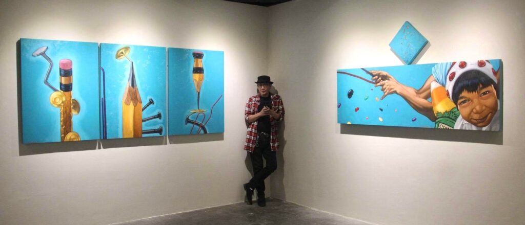 Visual Artist Alex Aguilar naglunsad ng solo art exhibit sa Makati