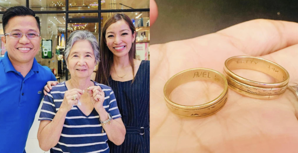 Newlywed couple tagumpay na naibalik ang gold ring ni 'Letty', may nakakaantig na istorya