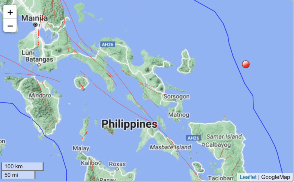 earthquake in Samar, Bicol