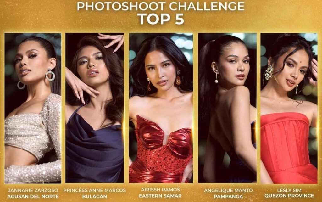 Top 5 sa 'Photoshoot Challenge' ng Miss Universe PH 2023 ibinandera na