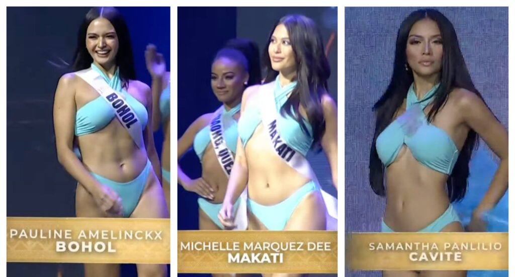 Top 10 finalist sa Miss Universe PH 2023 napili na; Michelle Dee, Pauline Amelinckx, Samantha Panlilio tuloy ang laban