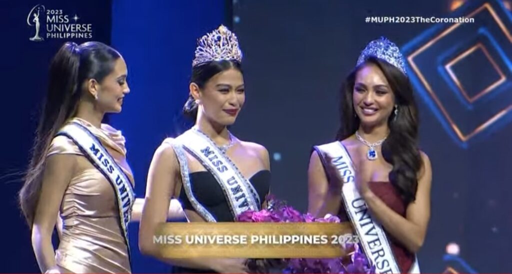 Kapuso star Michelle Dee waging Miss Universe Philippines 2023; Miss Zambales at Miss Pampanga itinanghal na 1st at 2nd runner-up