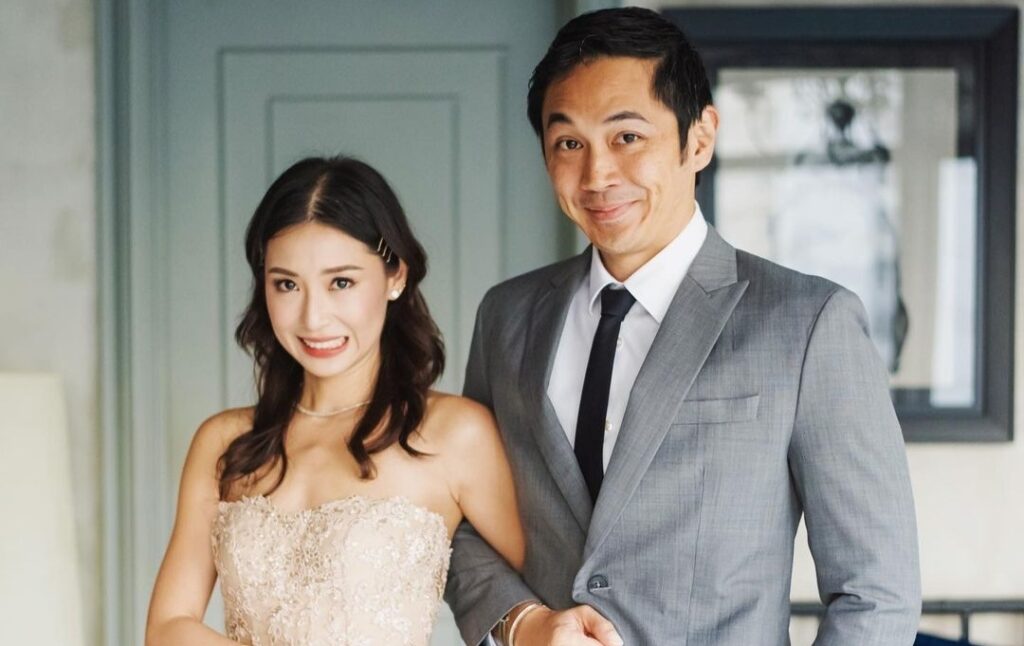 Photo of Slater Young and his wife, Kryz Uy.