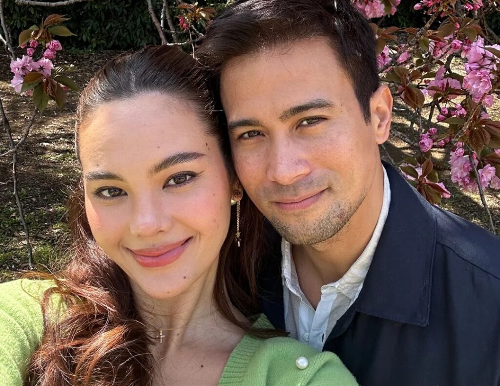 Photo of Catriona Gray and Sam Milby who are planning to get married next year.