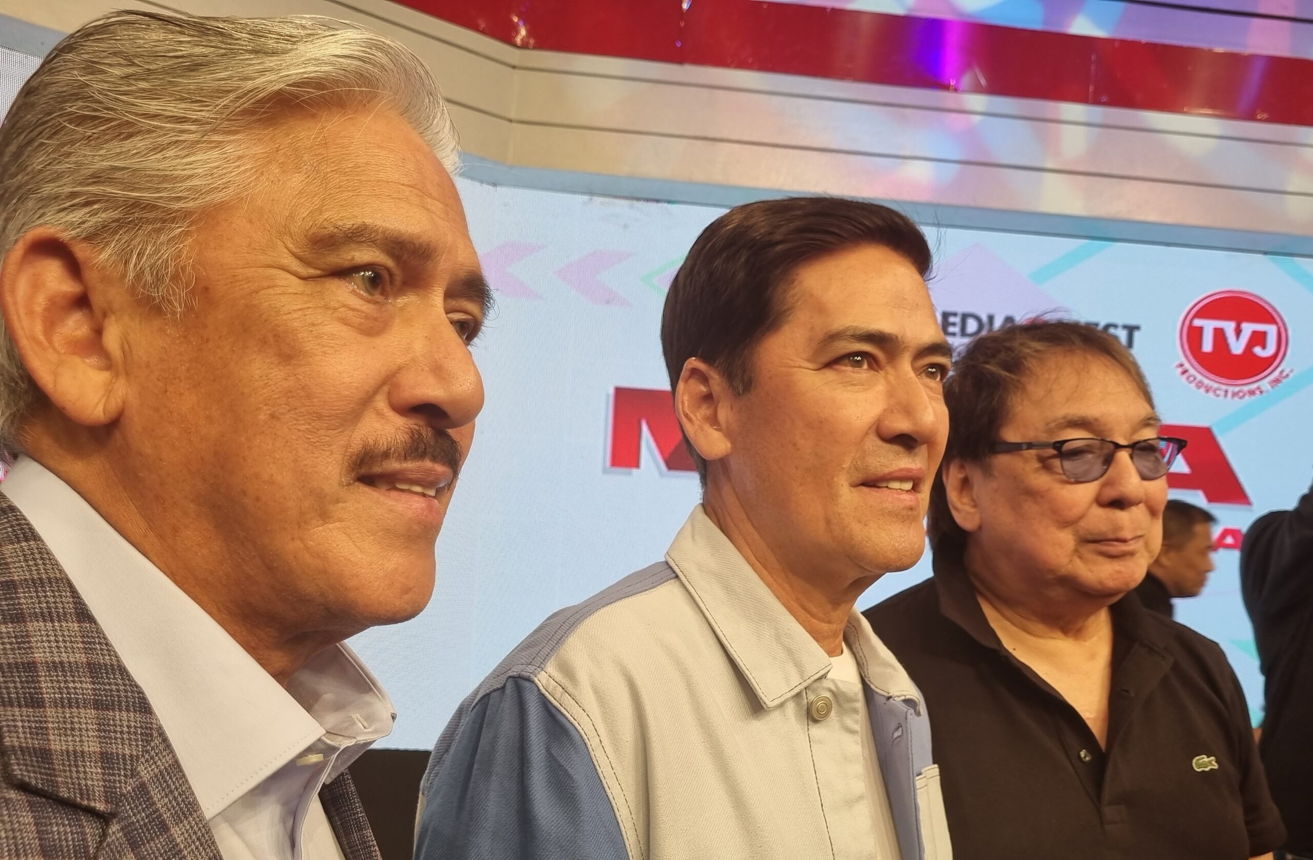 TVJ nagkaiyakan sa presscon ng paglipat nila sa TV5; Vic hindi papayag na basta na lang kunin ang 'Eat Bulaga' ng kung sinu-sino lang