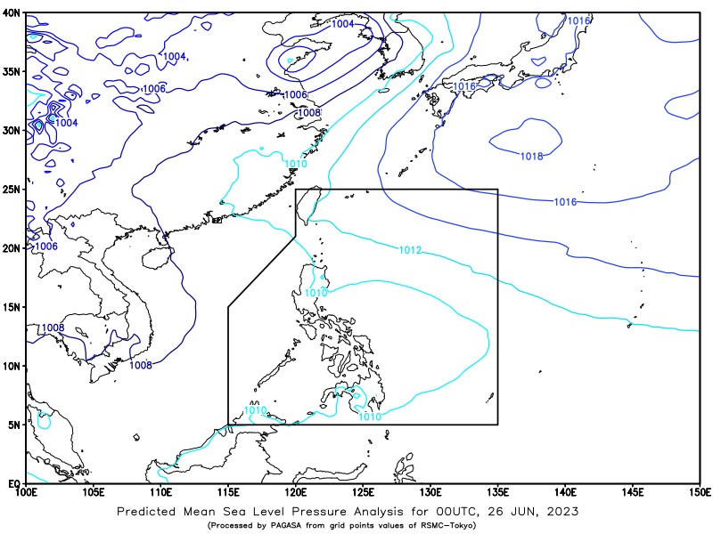 LPA nakapasok na sa bansa, pero maliit ang tsansa na maging bagyo –PAGASA