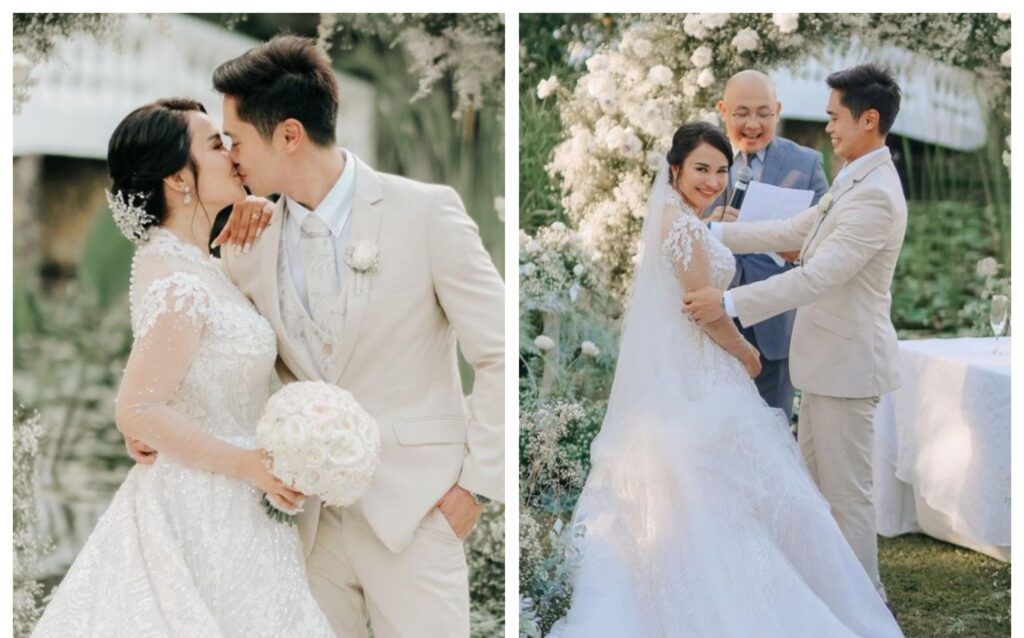 Kathleen Hermosa sa pagpapakasal kay Miko Santos: 'Words aren’t enough to describe how beautiful it felt, I just know my #1 guest was present...'