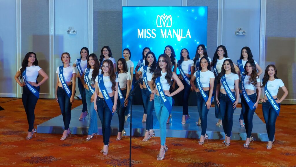 Mga kandidata ng Miss Manila pageant nakarampa na sa national stage