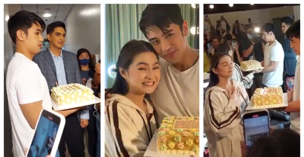 David Licauco may pa-birthday surprise para kay Barbie Forteza; may pa-cake na, kinantahan pa ng mga co-stars sa 'Maging Sino Ka Man'