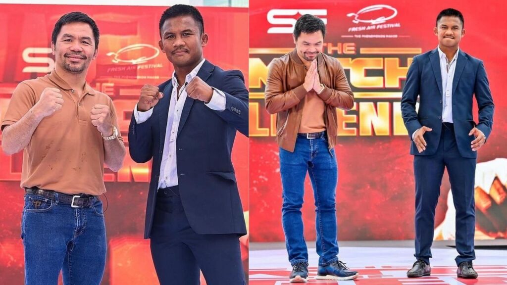 Manny Pacquiao may ‘exhibition match’ sa 2024, kakalabanin ang Muay Thai icon na si Buakaw Banchamek