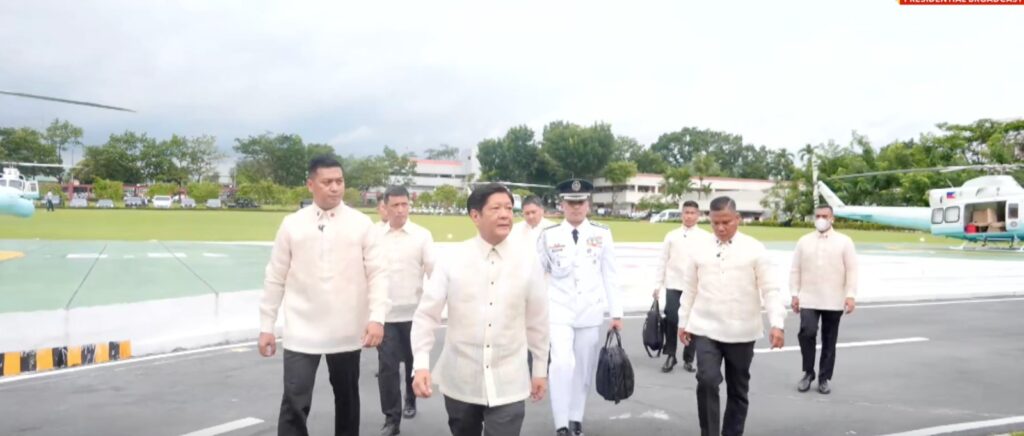 Pangulong Marcos nasa Batasang Pambansa na para sa ika-2 Sona